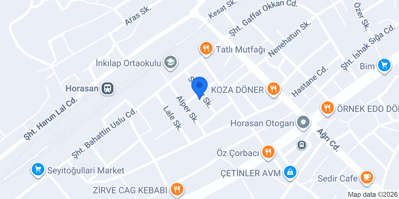 DAŞ ET TANZİM konumu