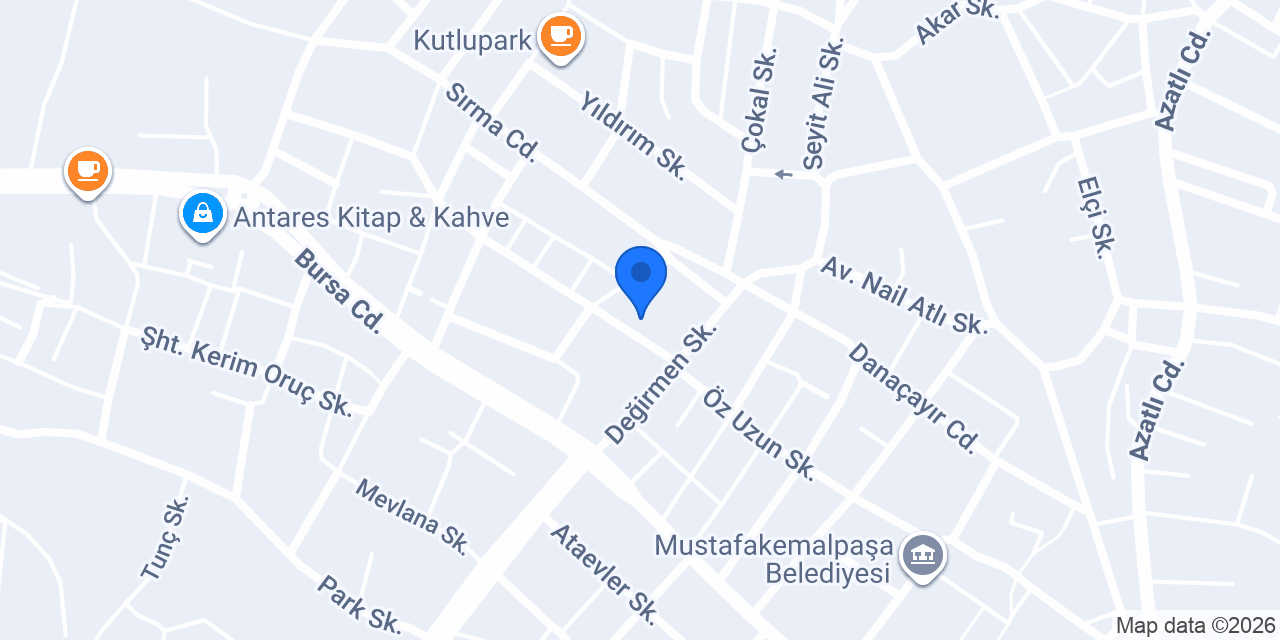 Ulutaş Veteriner Muayenehanesi konumu
