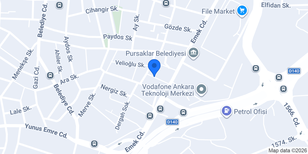 Yelken Oyuncak - Genel Merkez konumu