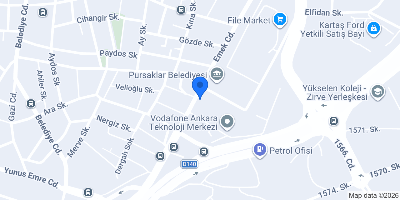 Modalife Pursaklar AVM konumu