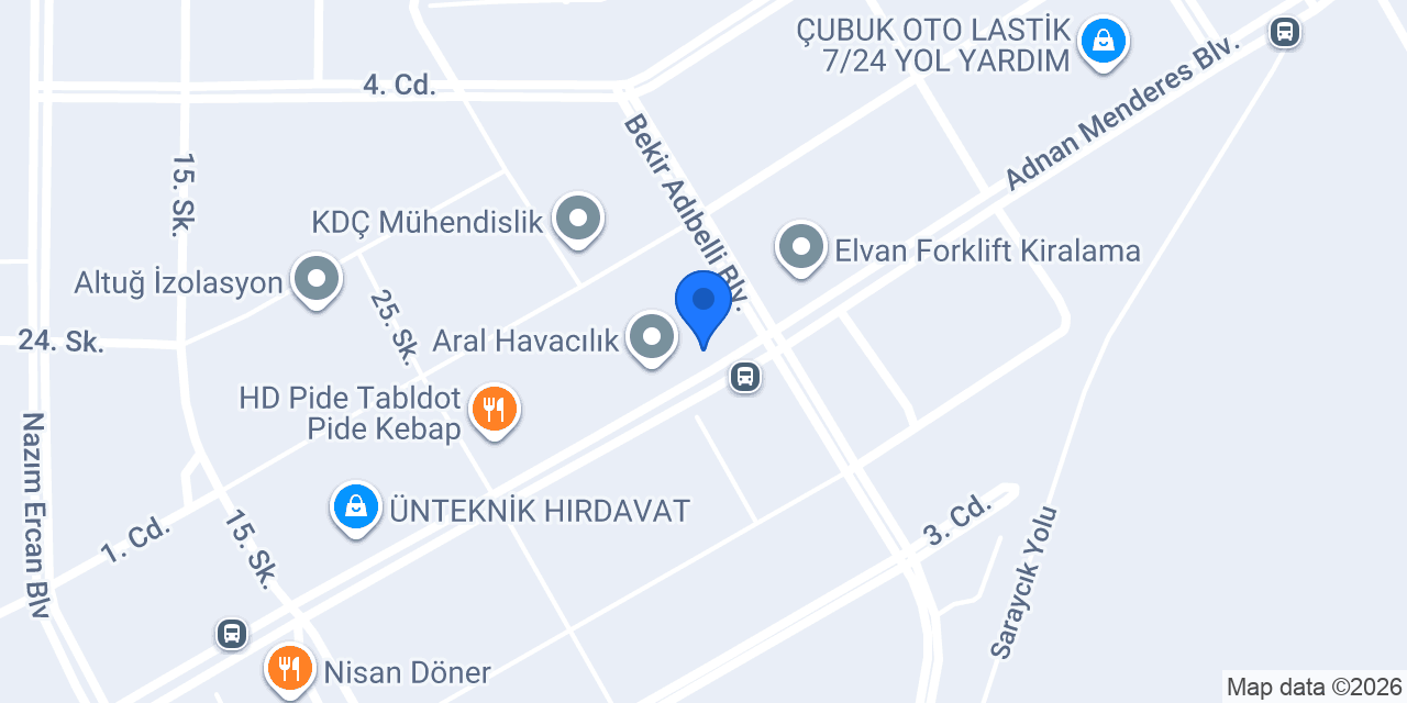 TNR Prefabrik konumu
