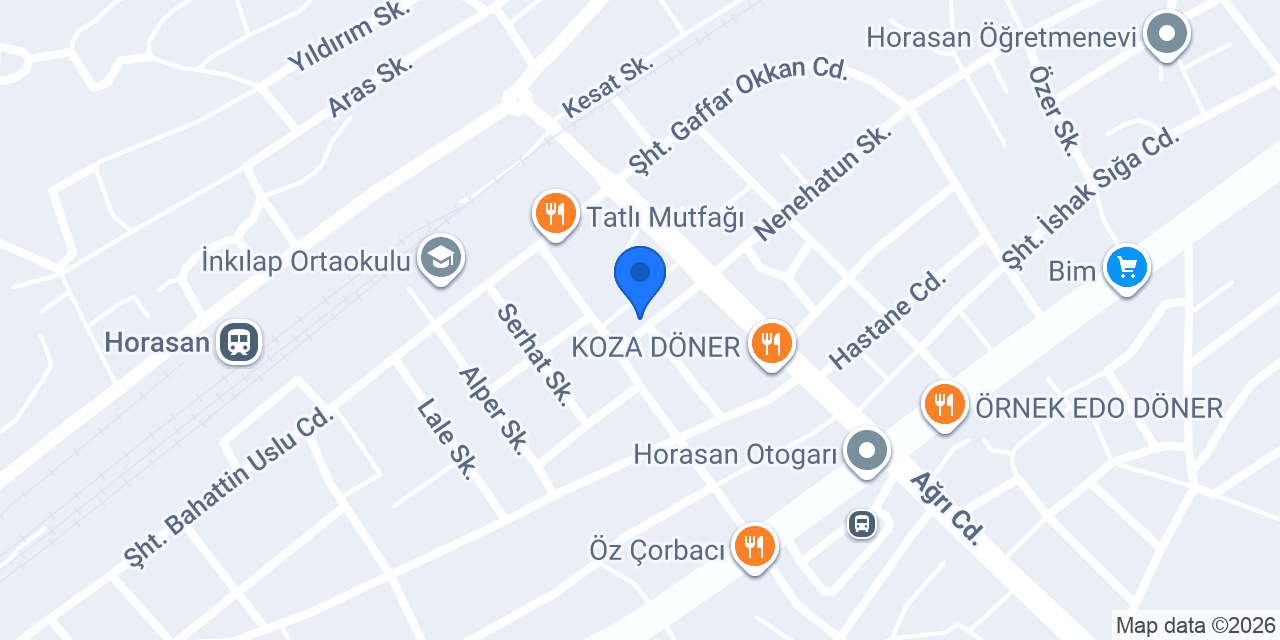 HORASAN HİCRET TERZİ konumu