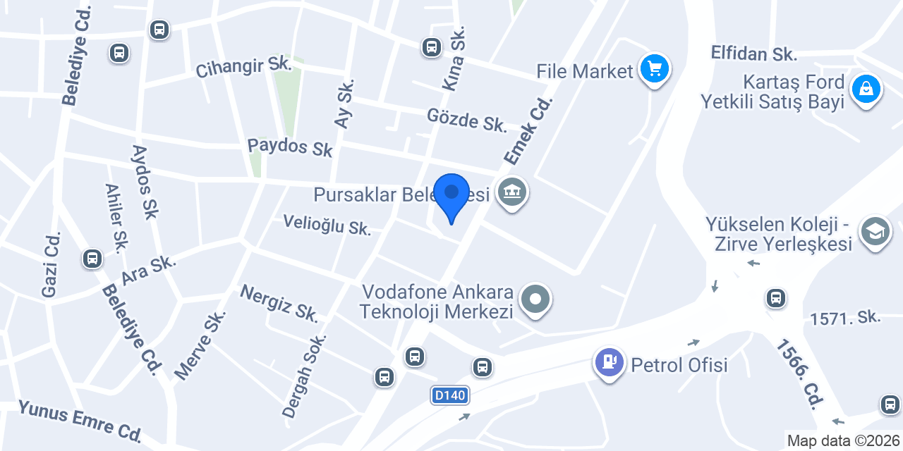 Purbel ltd.şti konumu