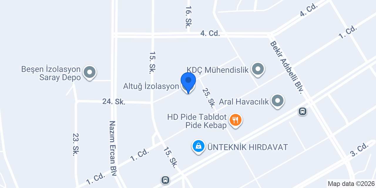 Altuğ İzolasyon konumu