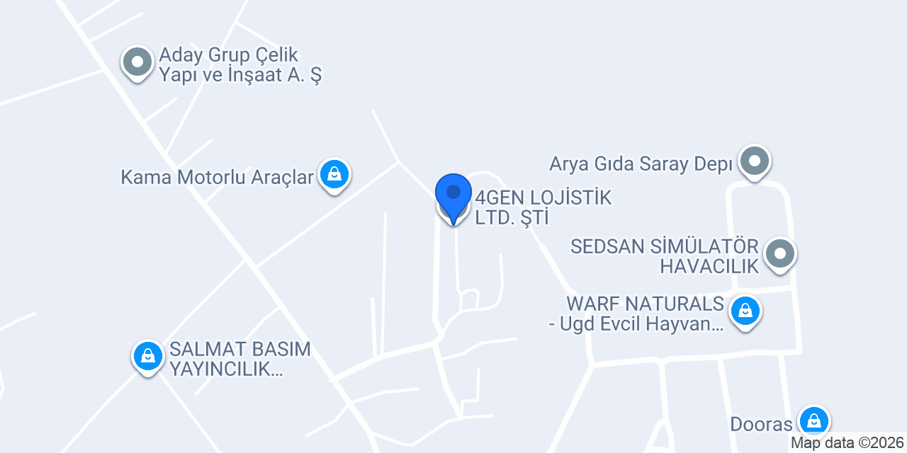 4GEN LOJİSTİK LTD. ŞTİ. konumu