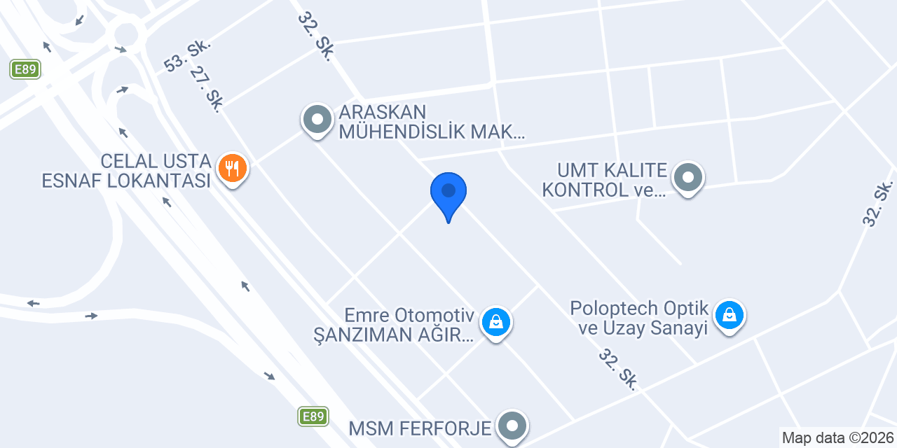 PROYAK MÜHENDİSLİK konumu