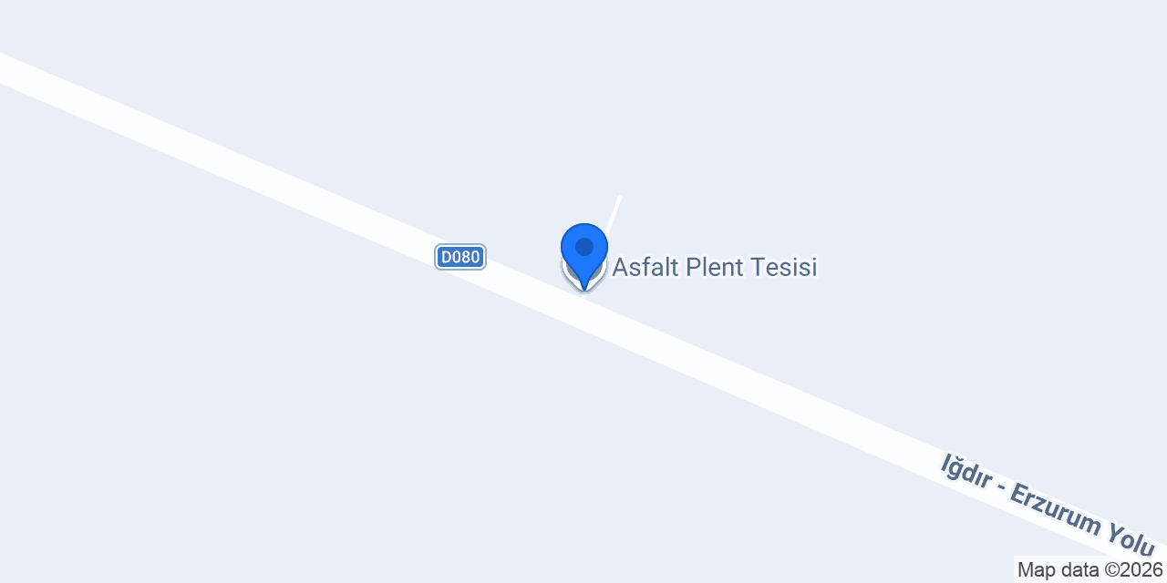 Asfalt Plent Tesisi konumu