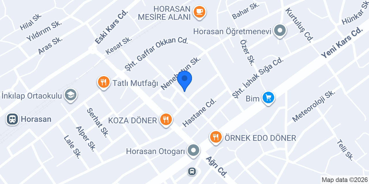 Aras Kargo Horasan Şubesi konumu