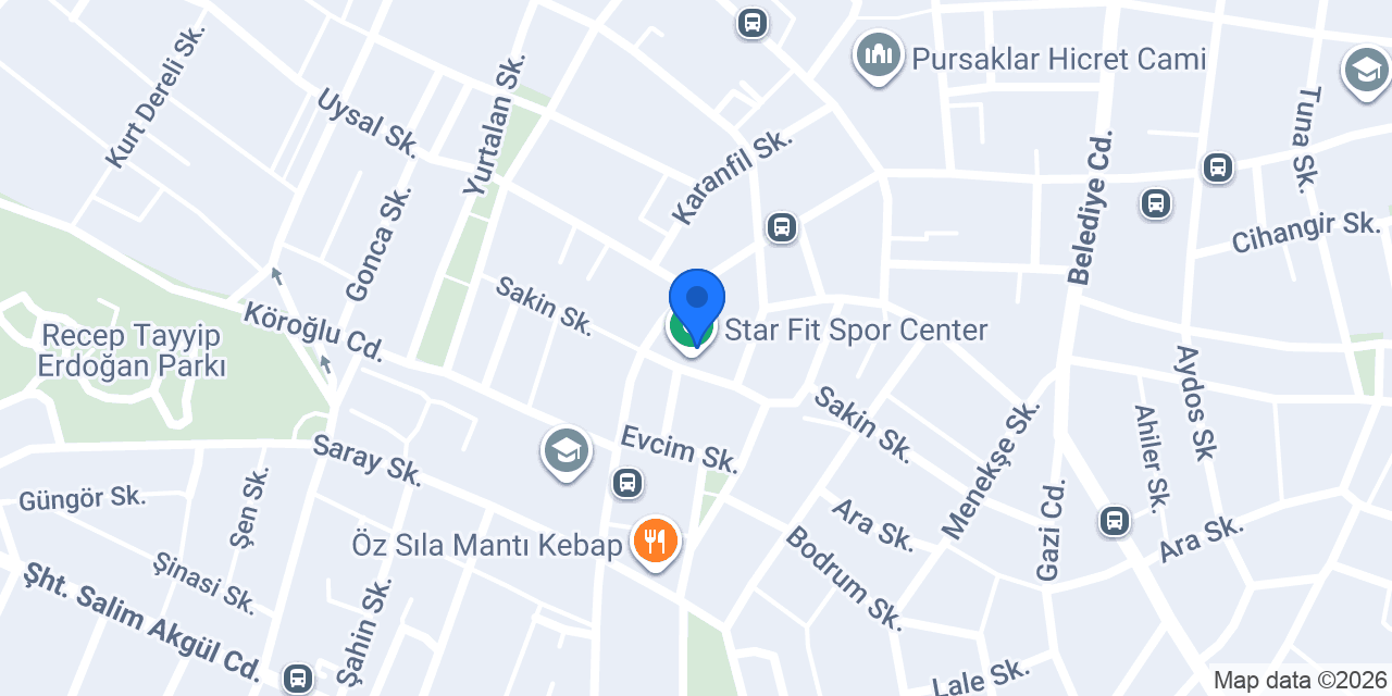 Star Fit Spor Center konumu