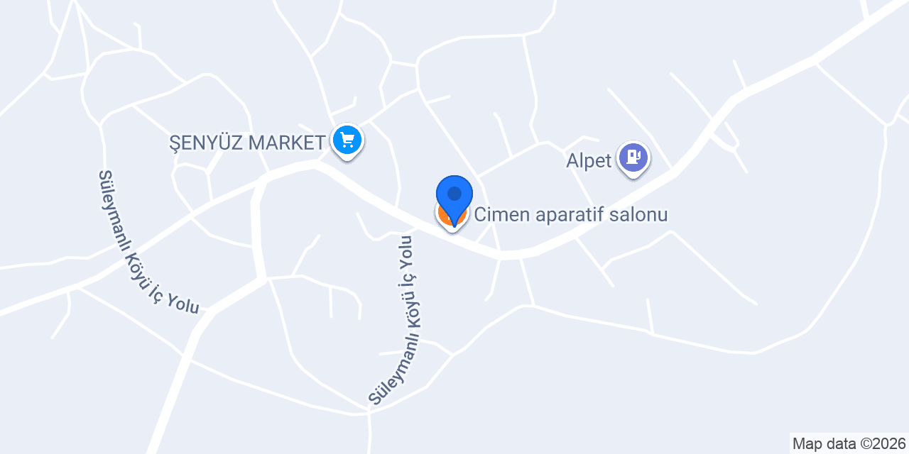 Cimen aparatif salonu konumu