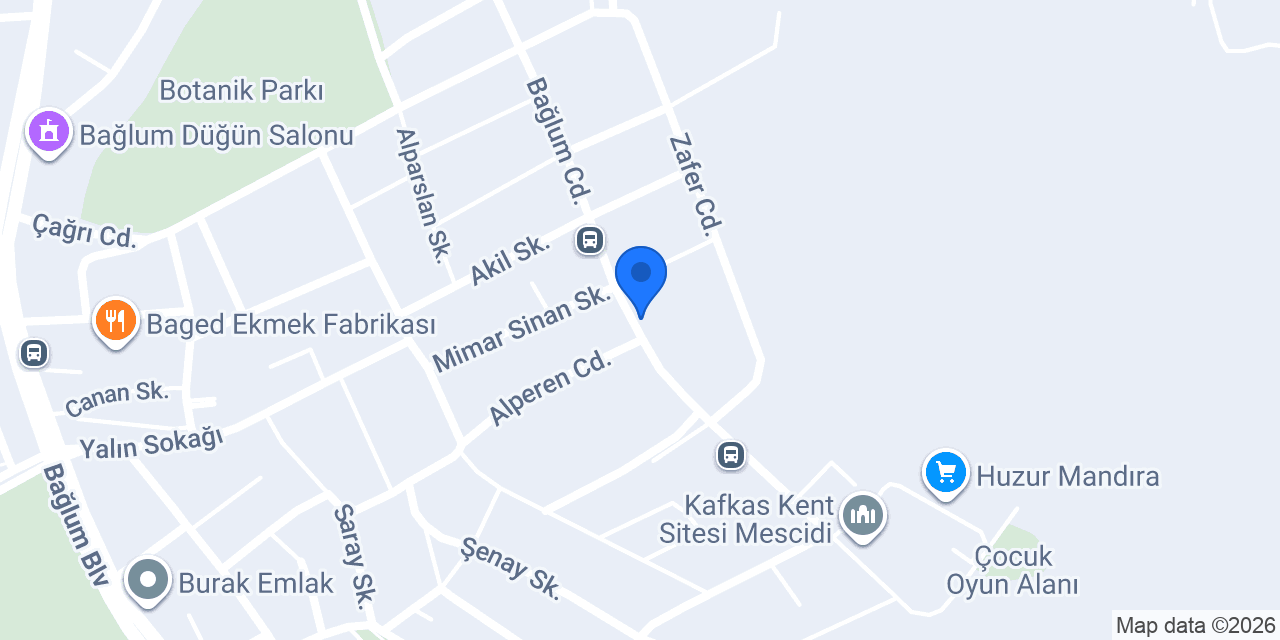 Öz Maraş Dondurma Pasta Tatlı & Çiğ Köfte konumu