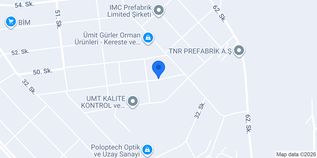 FEMTEK Makina ve Mühendislik konumu