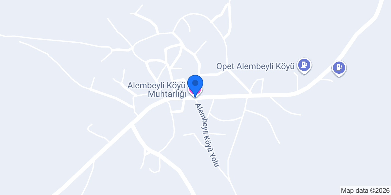 Alembeyli Köyü Muhtarlığı konumu