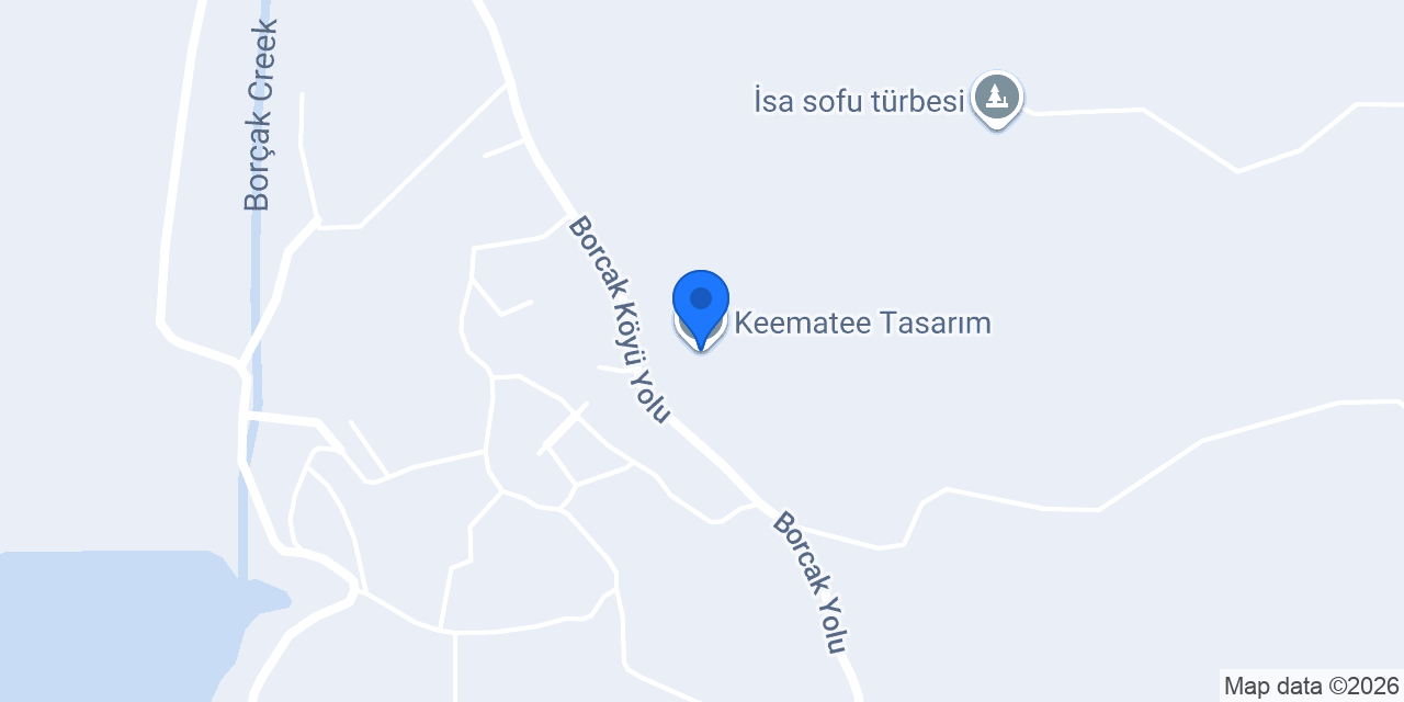 Keematee Tasarım konumu