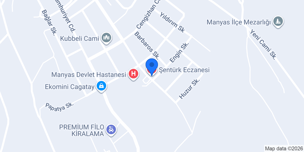 Şentürk Eczanesi konumu