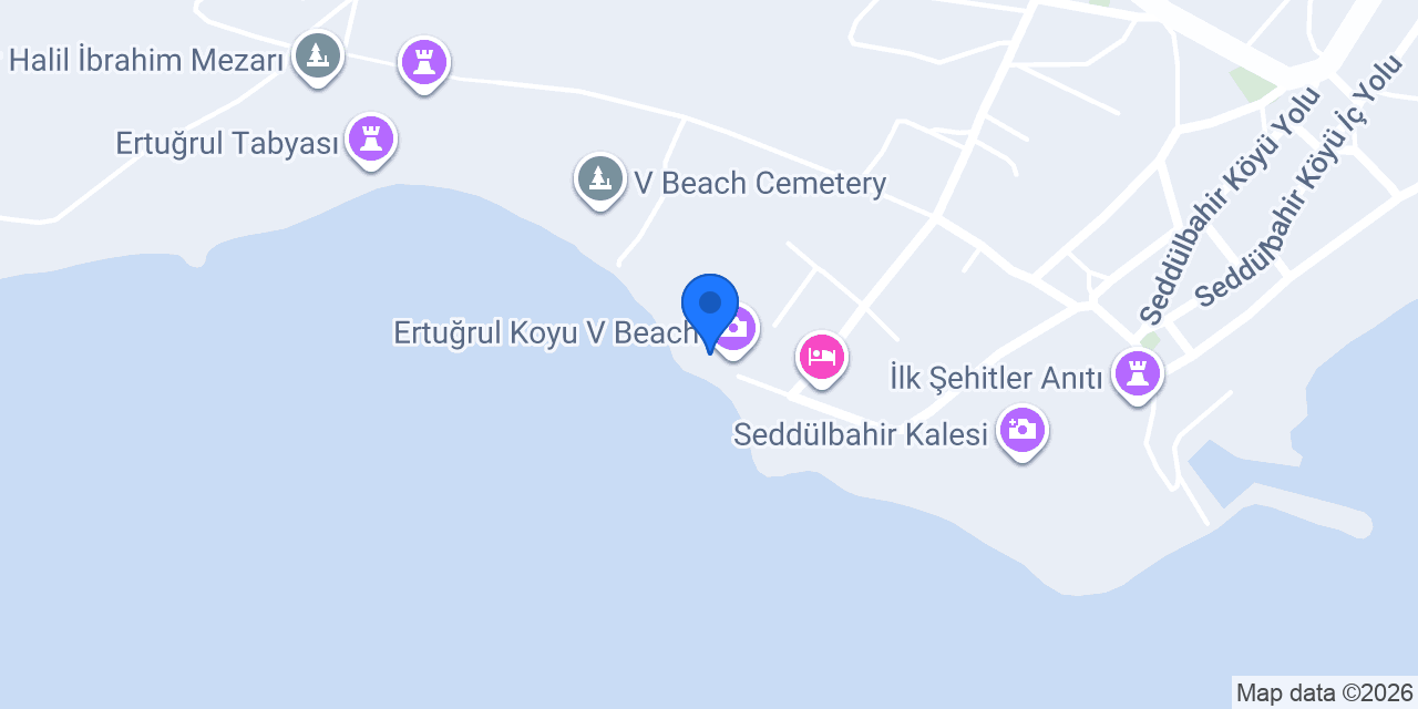 V Beach Hotel & Restaurant konumu