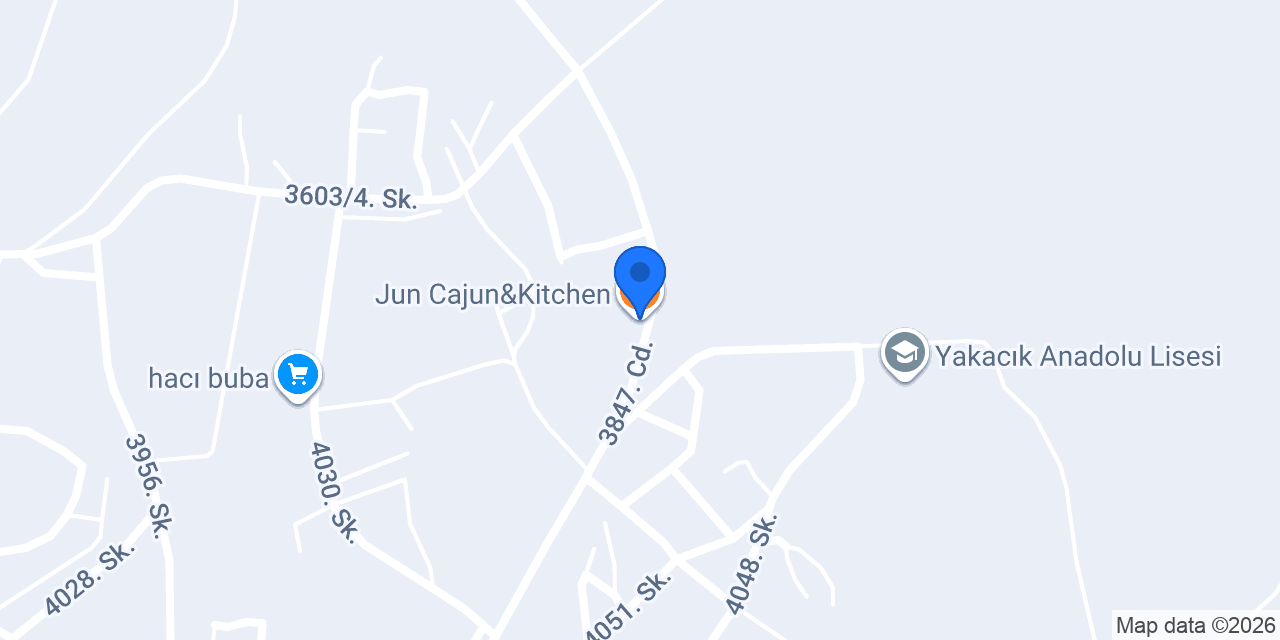 Jun Cajun&Kitchen konumu