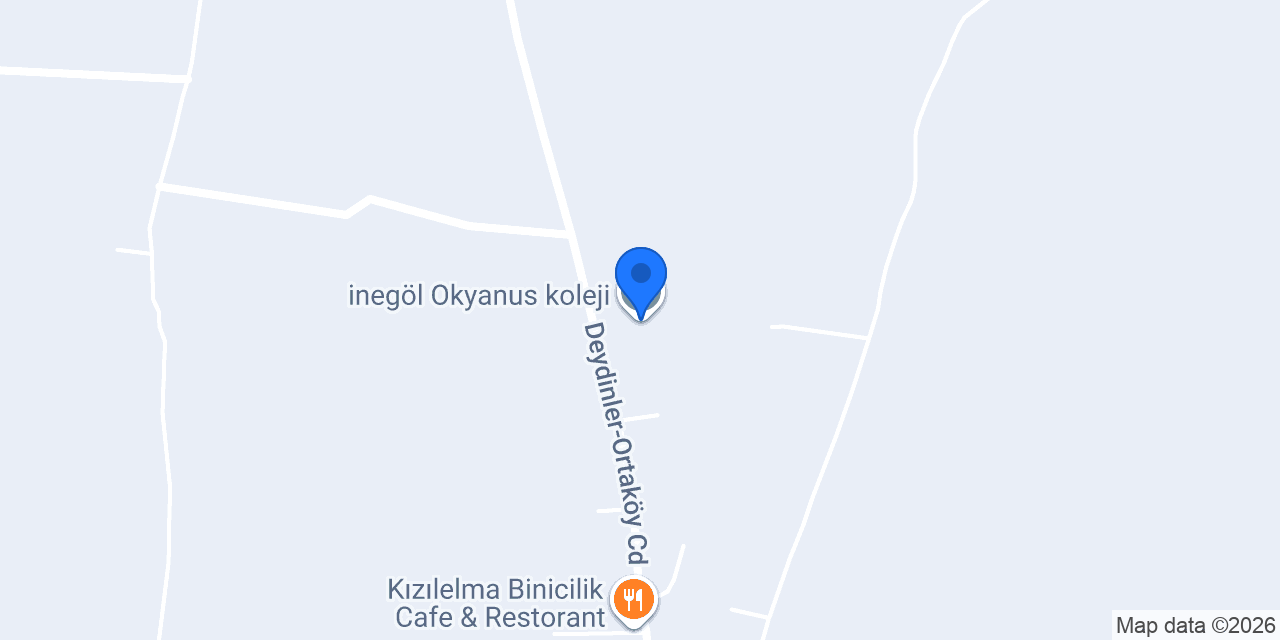 inegöl Okyanus koleji konumu