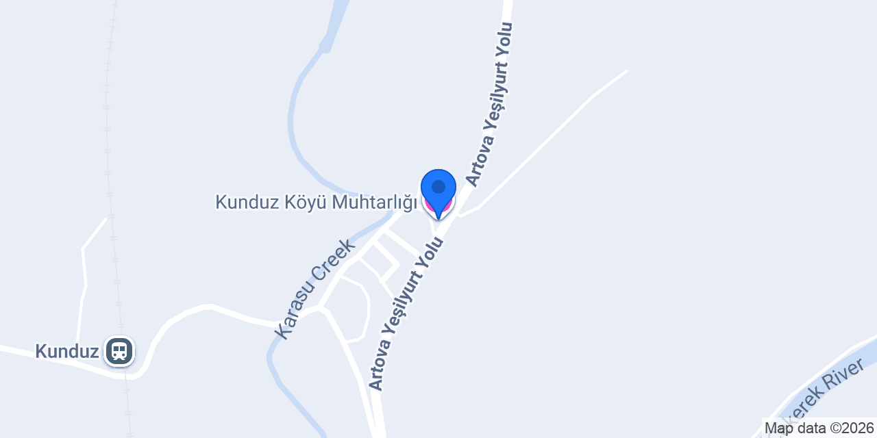 Kunduz Köyü Muhtarlığı konumu