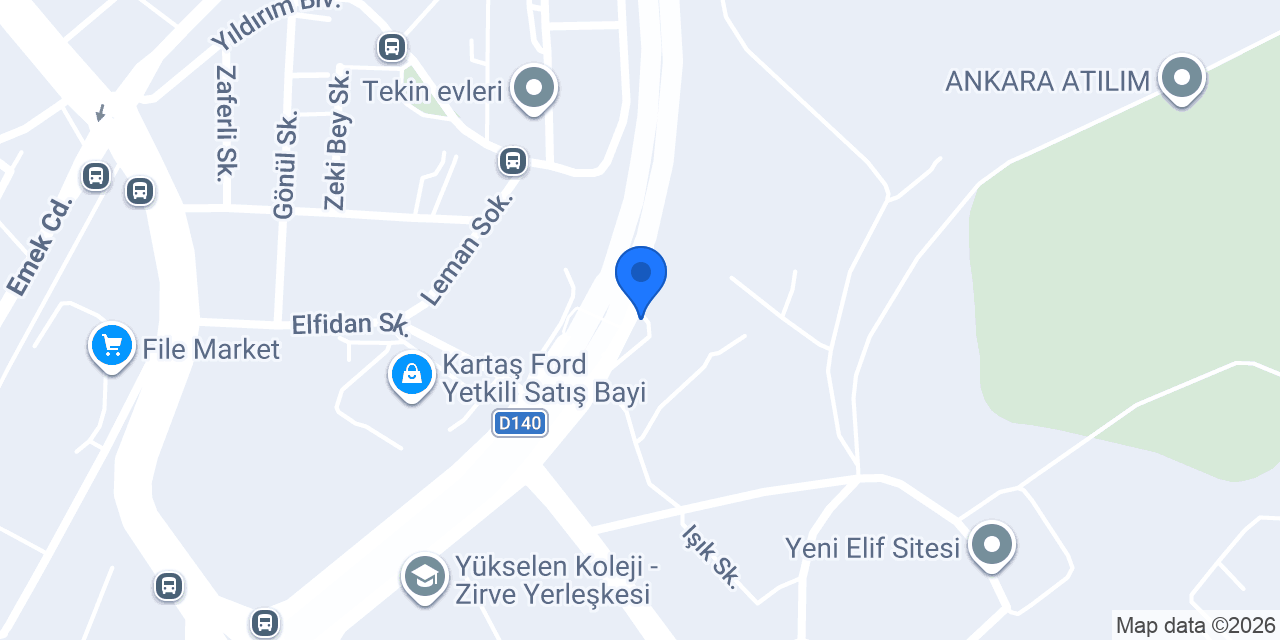 Yiğit Otomotiv konumu