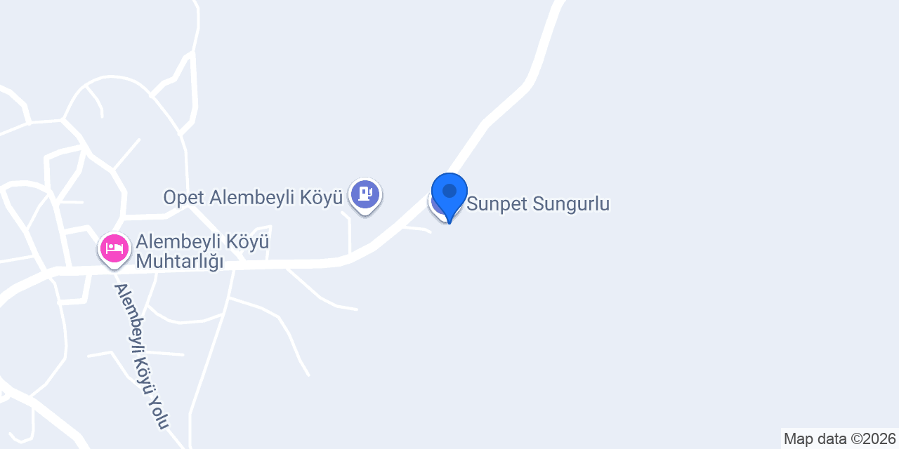 Sunpet Sungurlu konumu