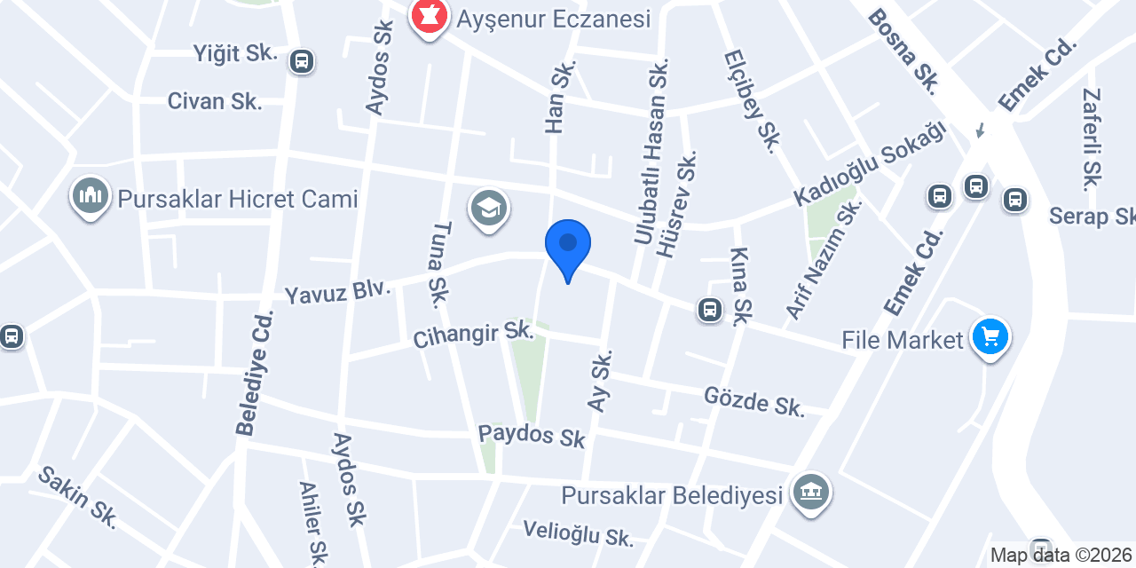 Çikolata Kuşağı Pursaklar konumu