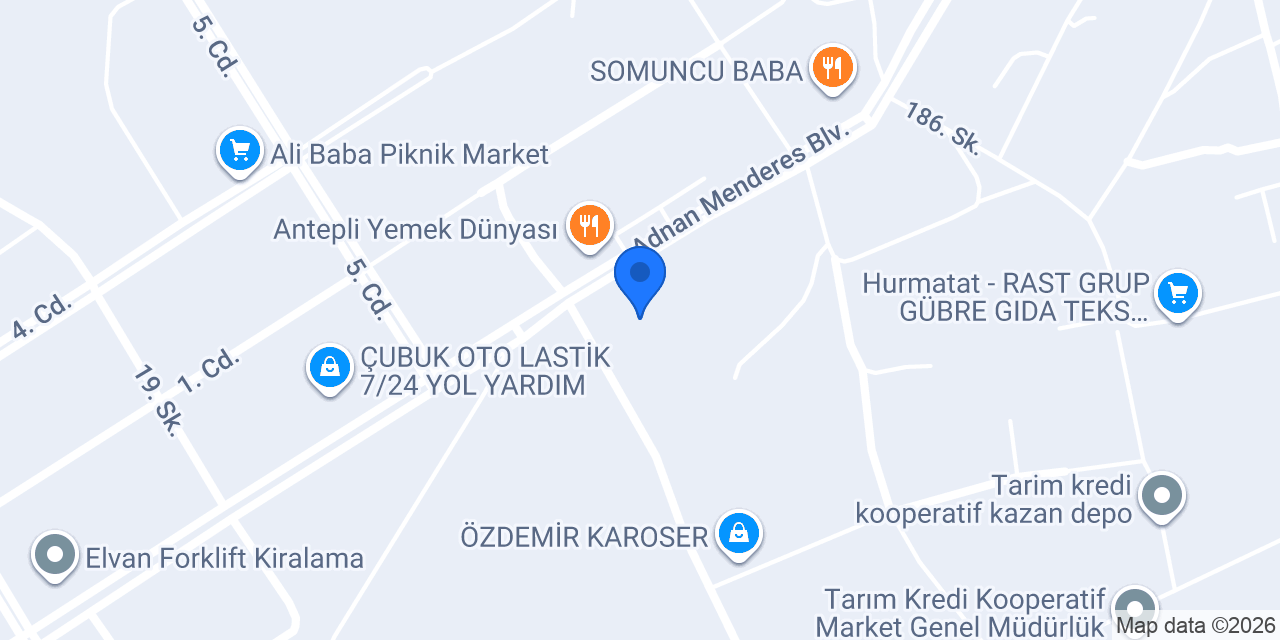 MELİH VİNÇ konumu