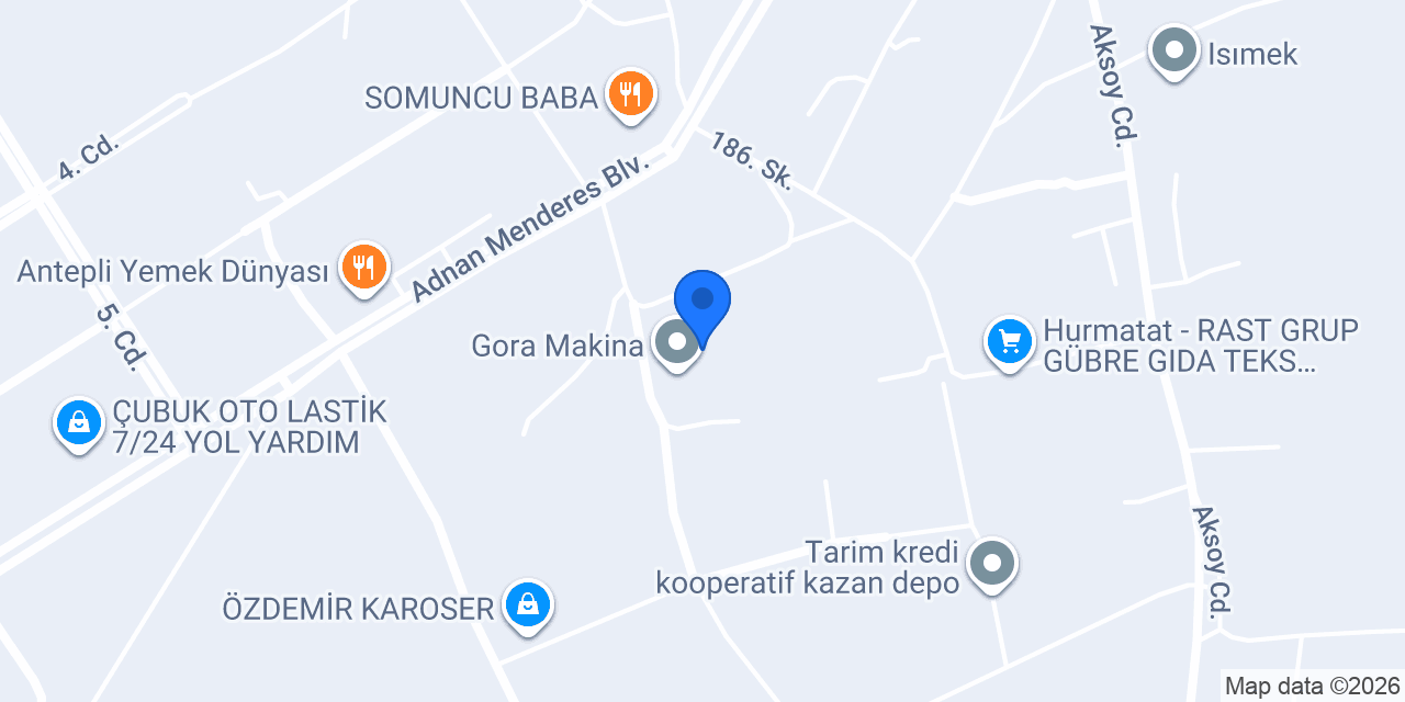 Pak Grup Metal Ltd. Şti. konumu