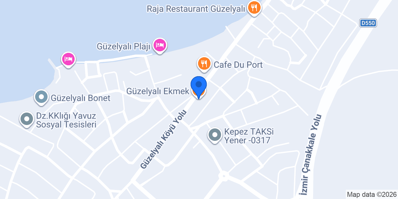 Güzelyalı Ekmek konumu