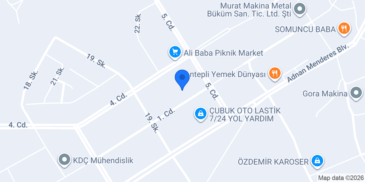 Westar Ankara Egzoz konumu