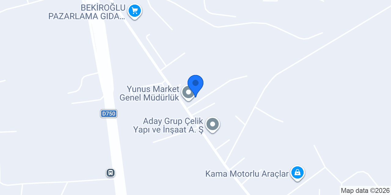 Altunbilekler Genel Müdürlük konumu