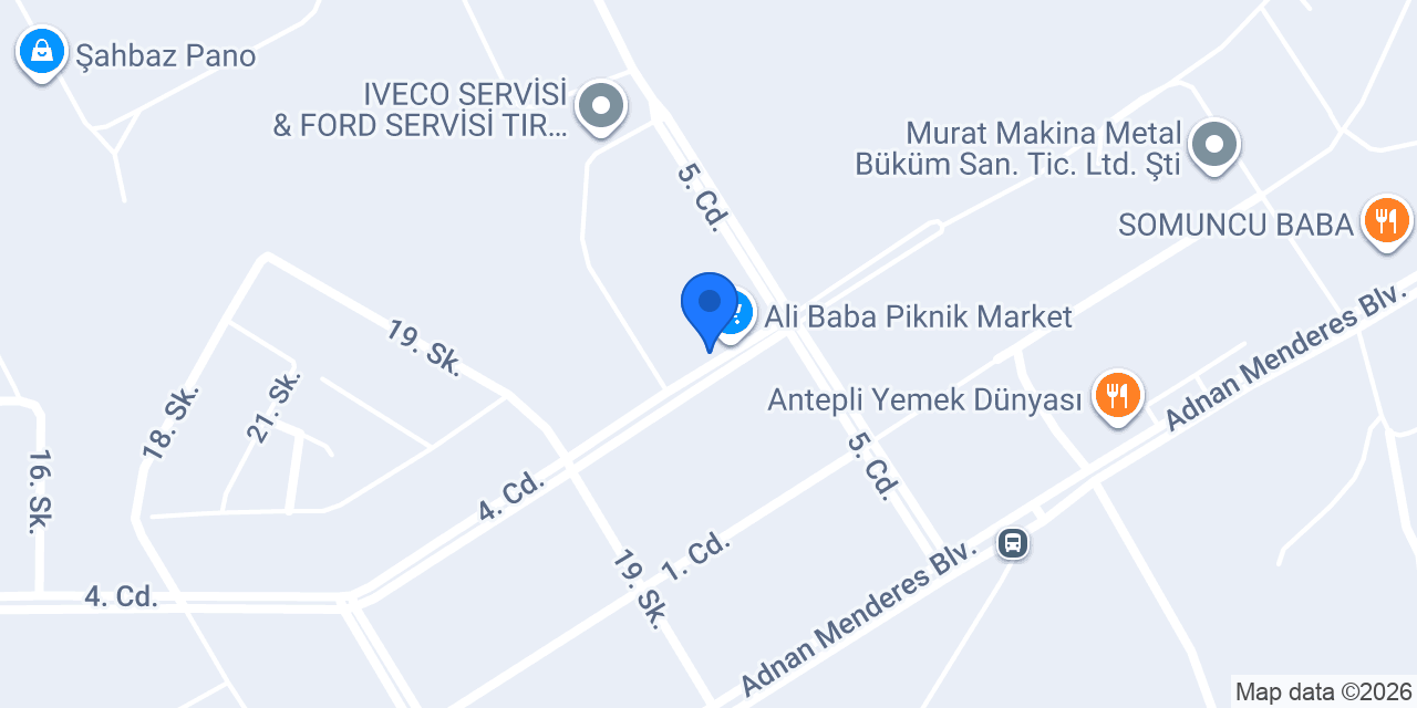 Aktürk Nakliye konumu