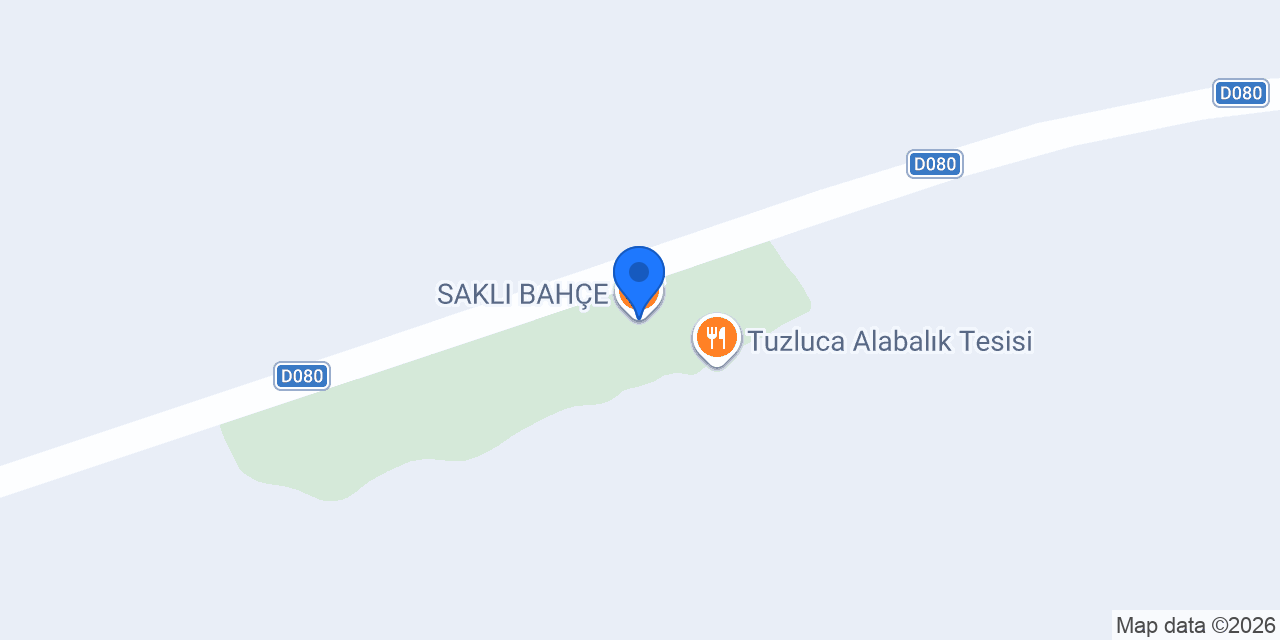 SAKLI BAHÇE konumu
