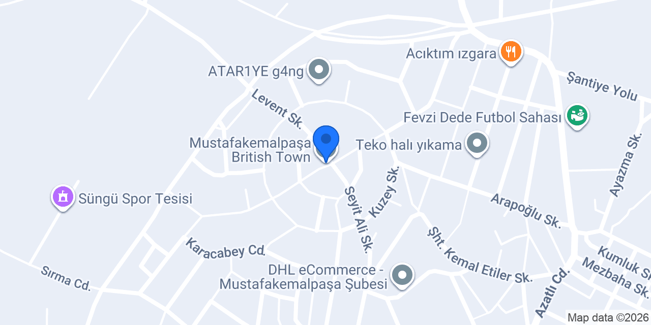 Mustafakemalpaşa British Town konumu