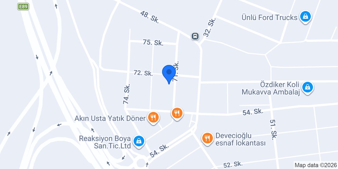 Çetinkaya Lastikçilik konumu