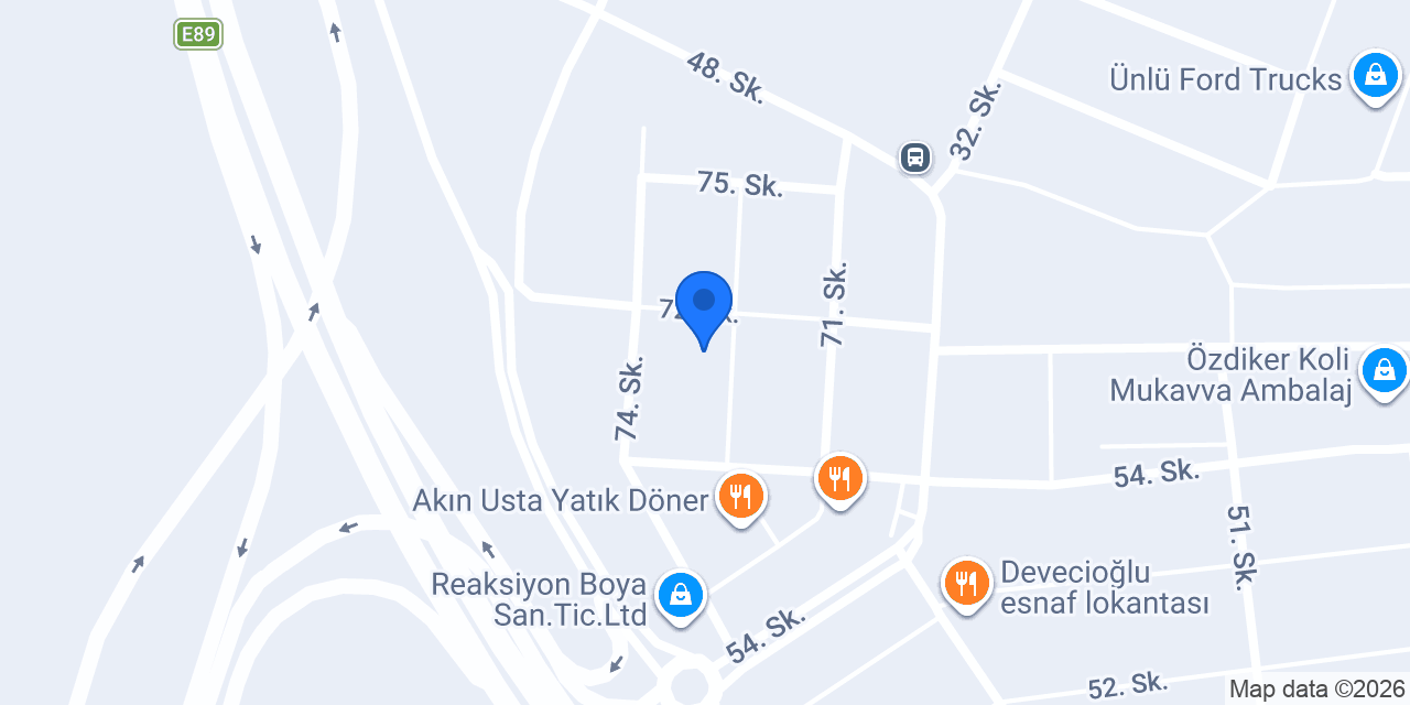Bozkaya İnşaat konumu