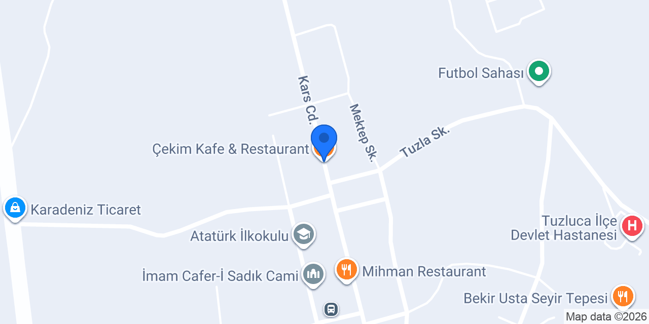 Çekim Kafe & Restaurant konumu