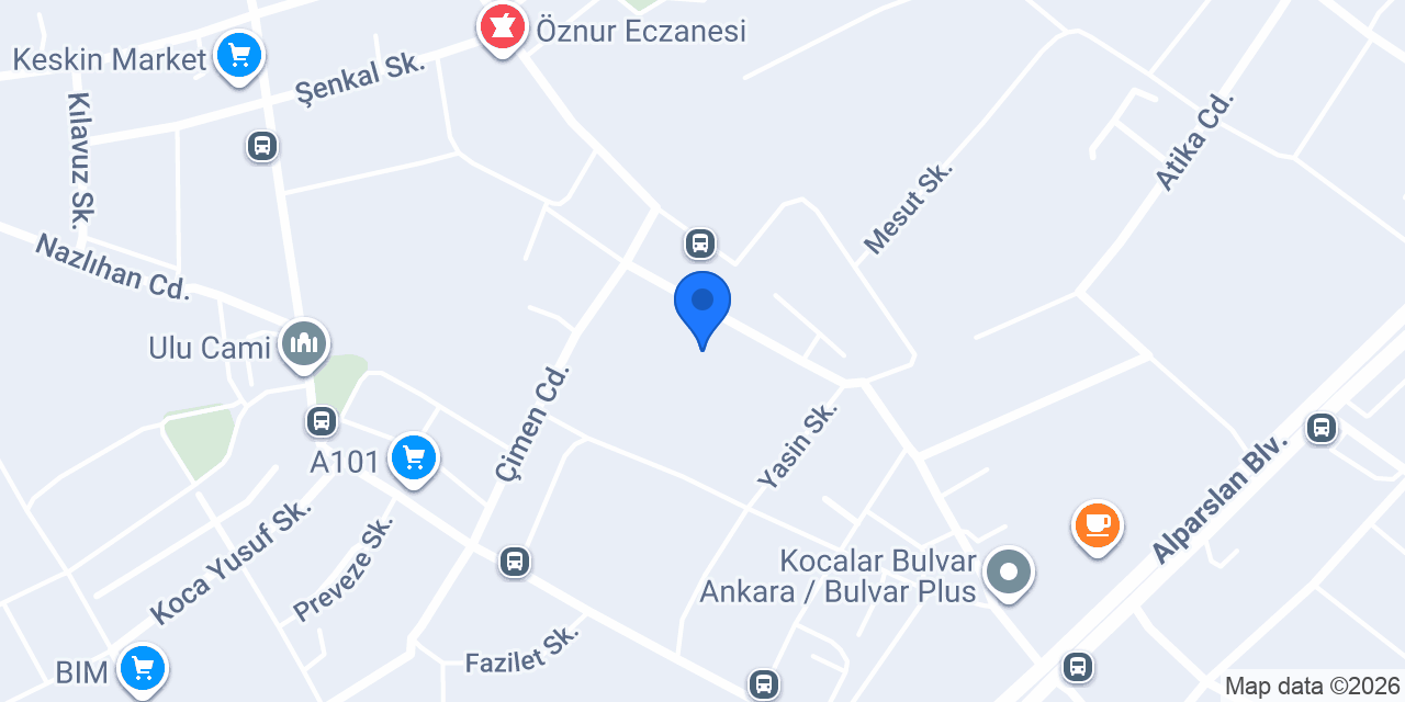 ŞEN İNŞAAT konumu