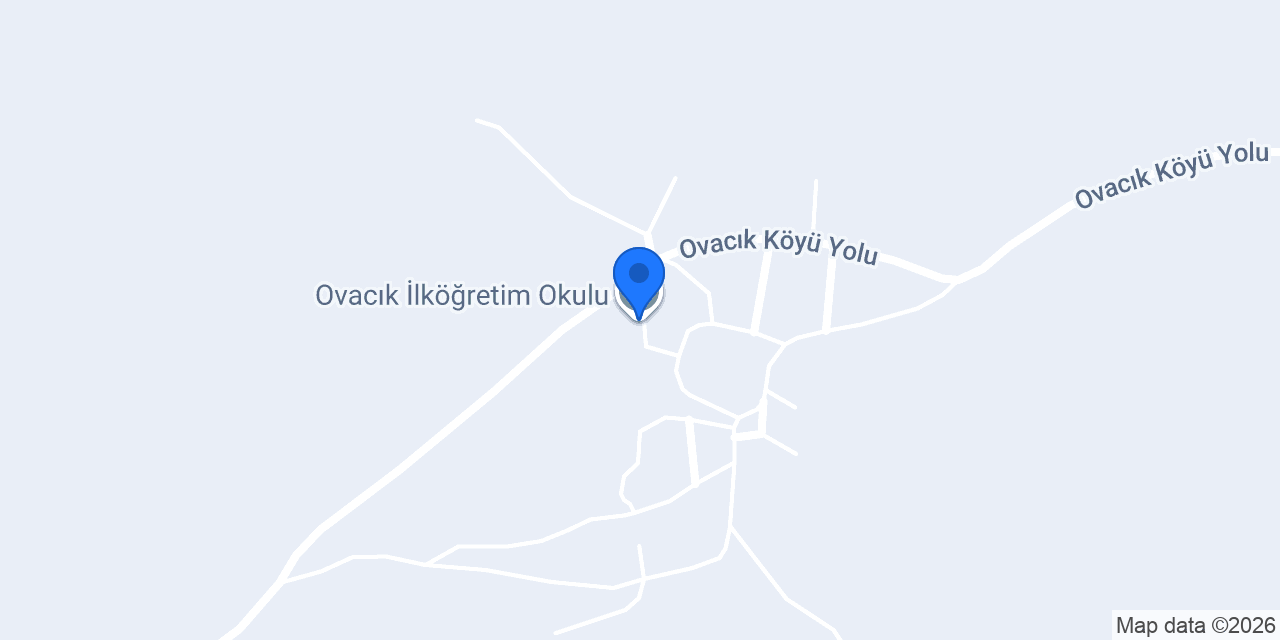 Ovacık İlköğretim Okulu konumu