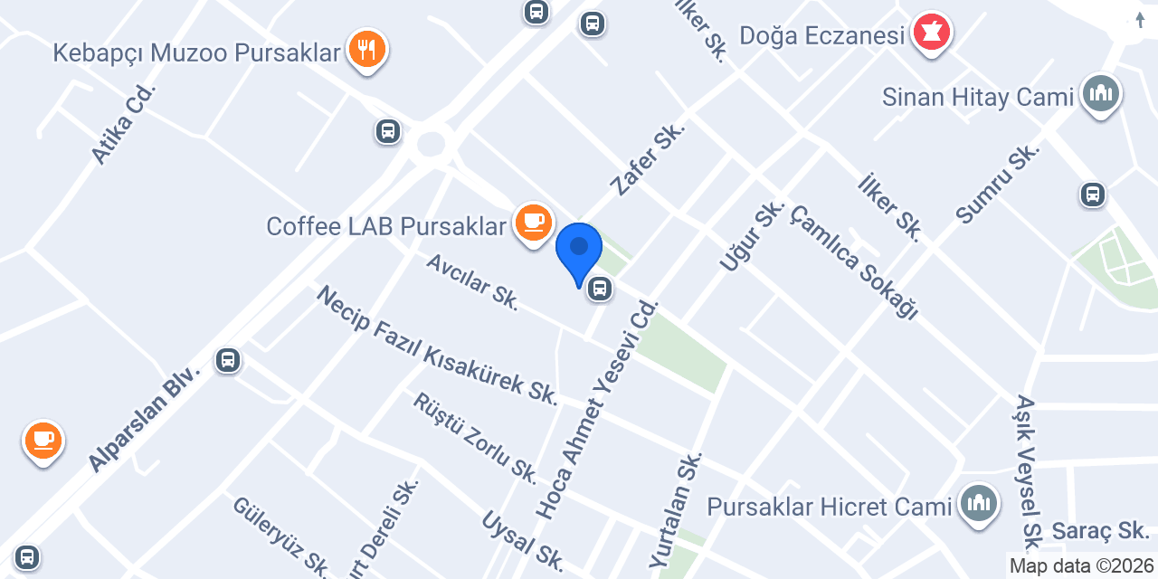 HBN Akademi Anaokulu konumu