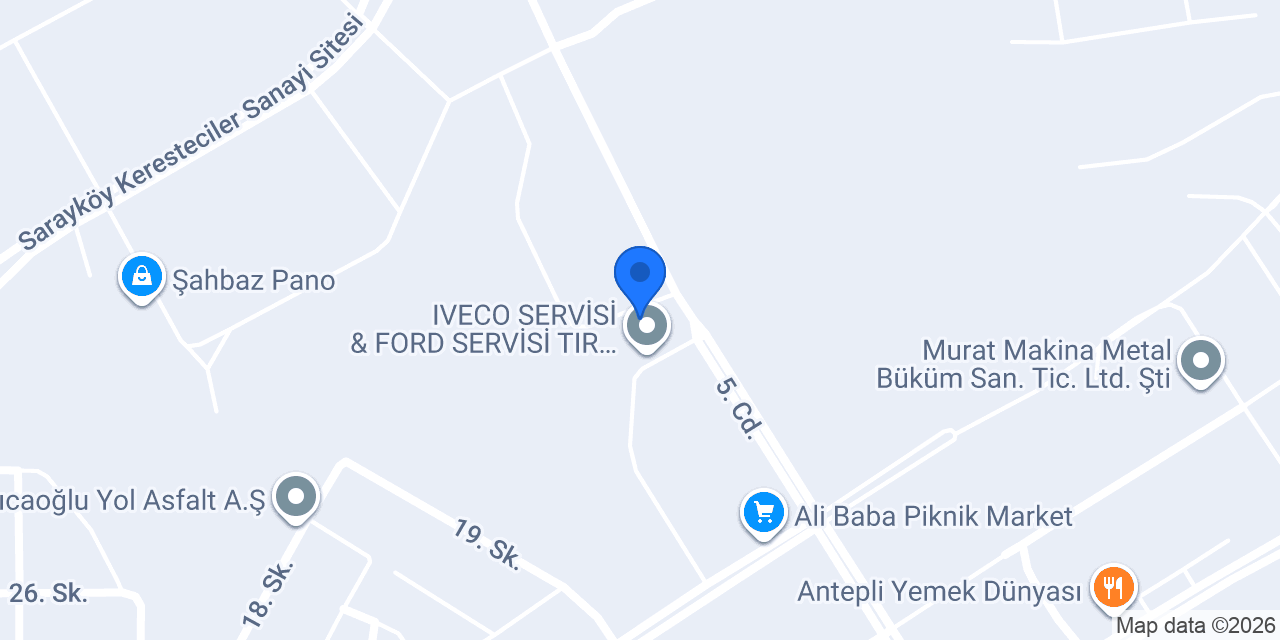 MCD OTOMOTİV konumu