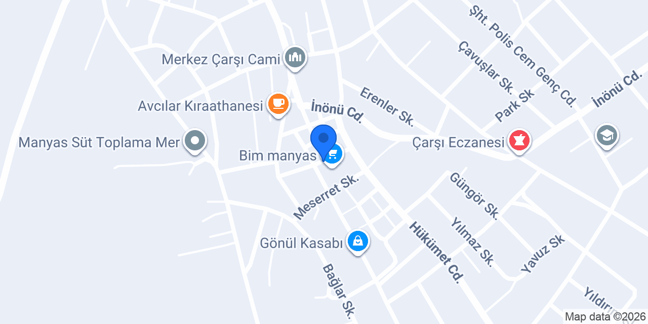 Tok Eczanesi konumu