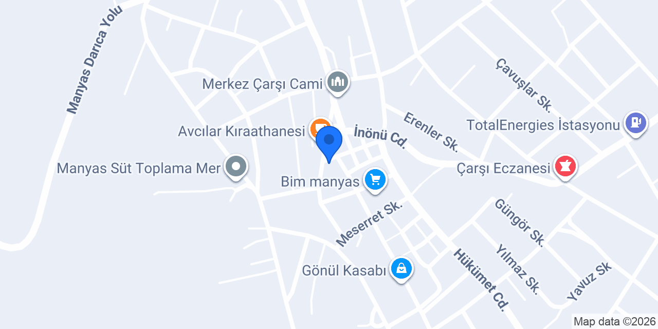 Günay Veteriner Kliniği konumu