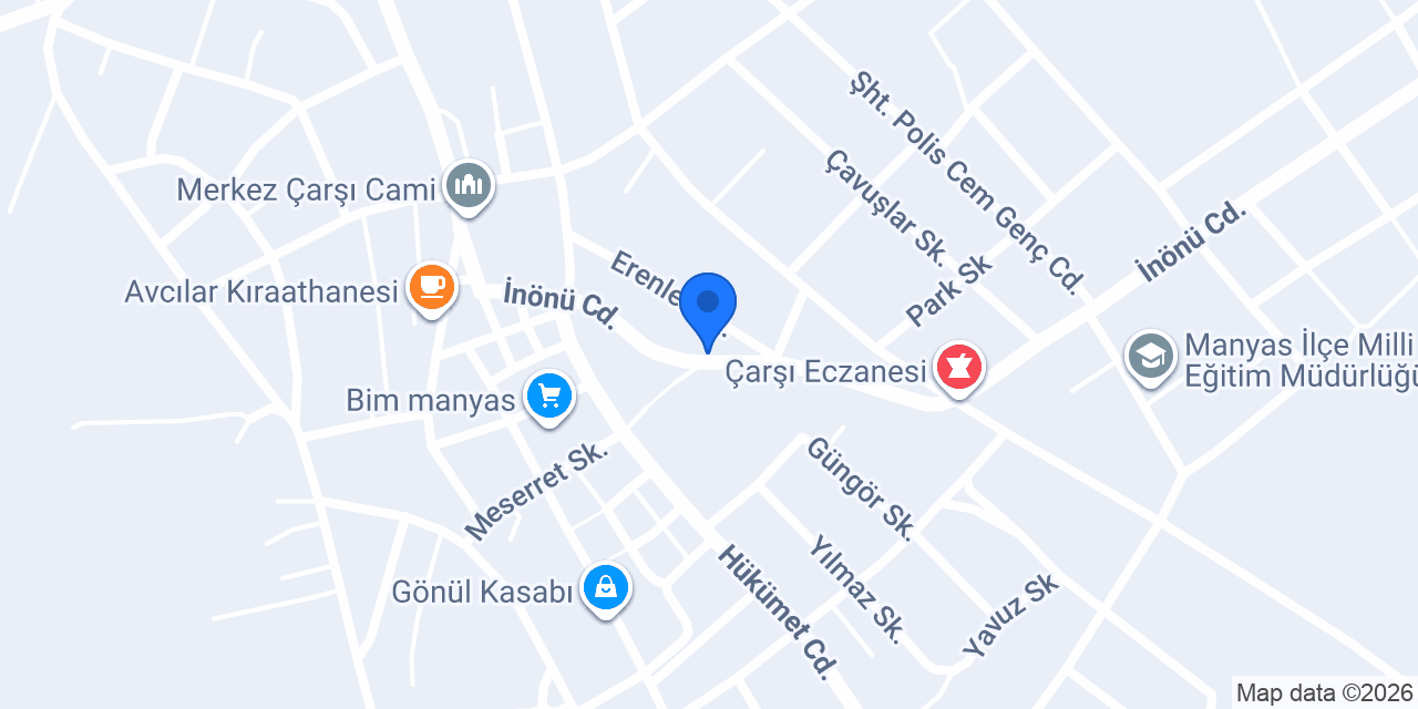 Otobüs Terminali konumu