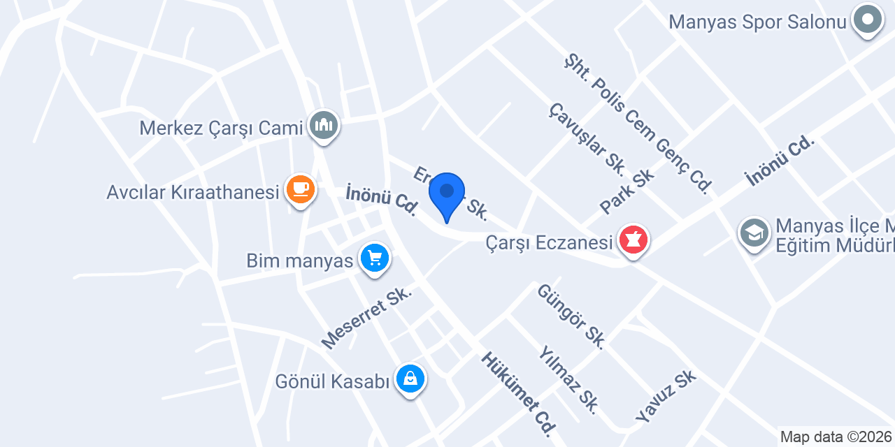 Manyas Çiçekçilik konumu