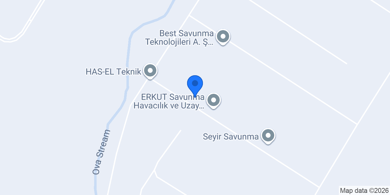 BABACAN KAUÇUK SAVUNMA FABRİKA konumu