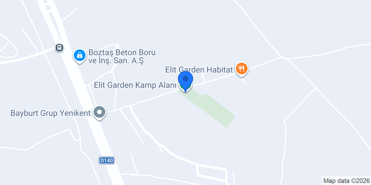 Elit Garden Kamp Alanı konumu