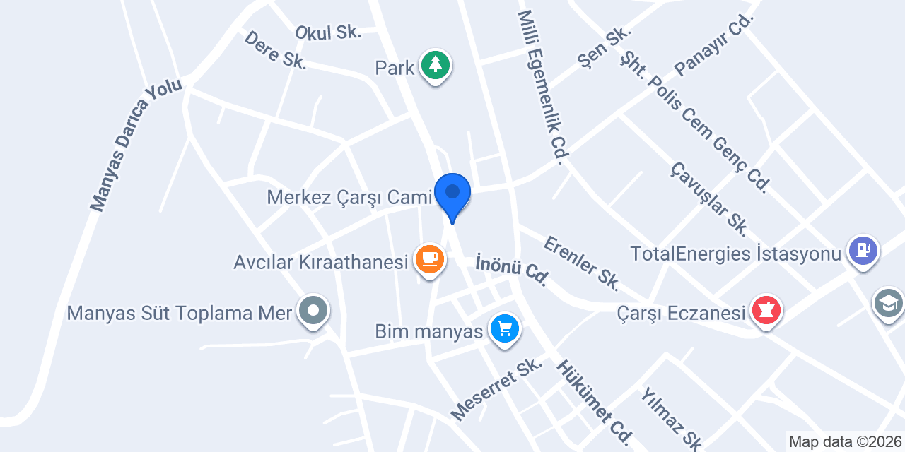 Köfteci Refik Manyas Şube konumu