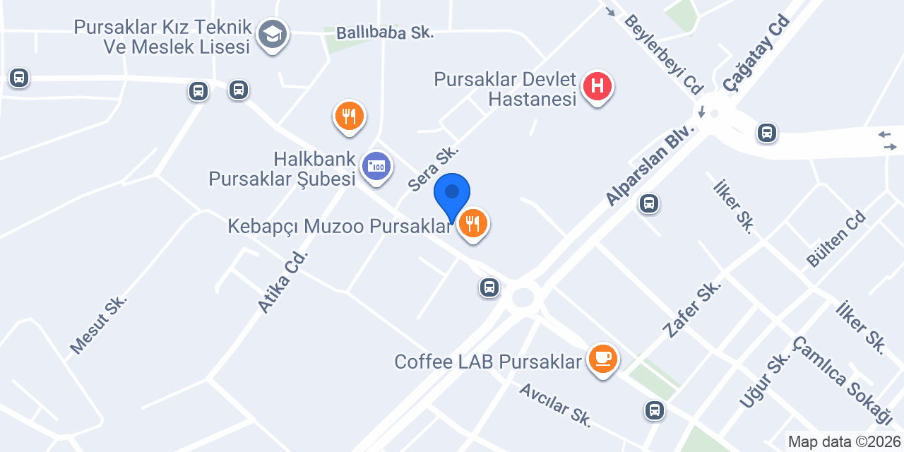 Nevi Pasta Cafe Pursaklar konumu