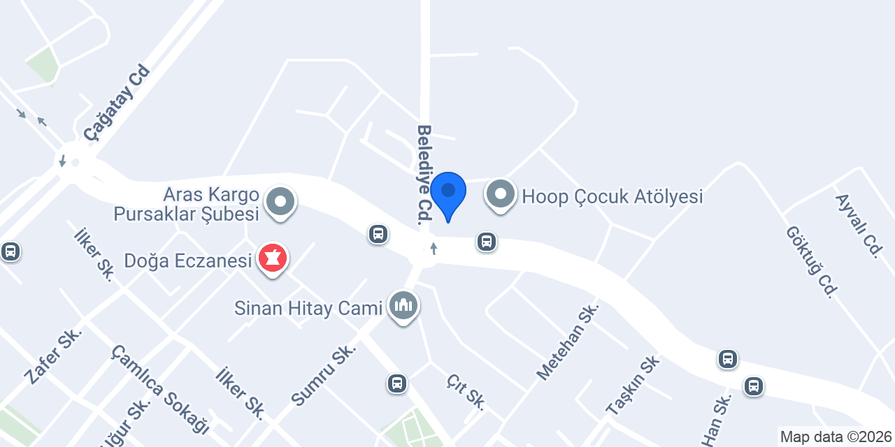 ÖZDEĞER Yapı Market konumu